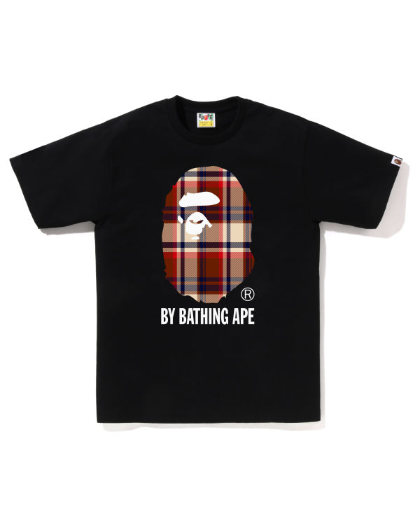 Camiseta Bape Check By Bathing Ape Hombre Negras | OKNMF-2789