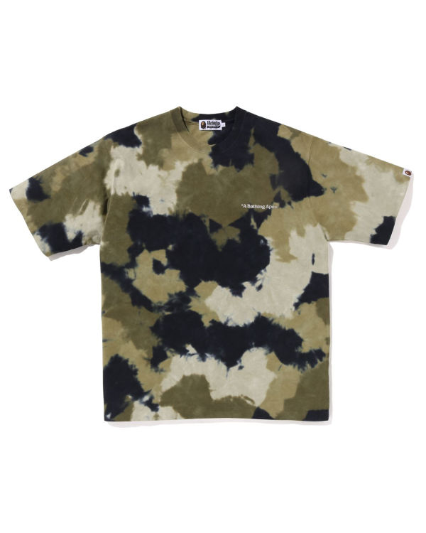 Camiseta Bape Chusen Relaxed Fit Hombre Verde | IROUA-8495