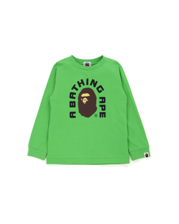 Camiseta Bape College 2020 Niños Verde Claro | VQPRB-0895