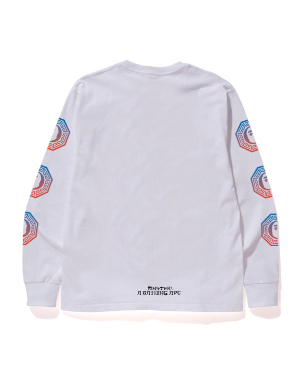 Camiseta Bape Estampadas Hombre Blancas | CUVSI-0895