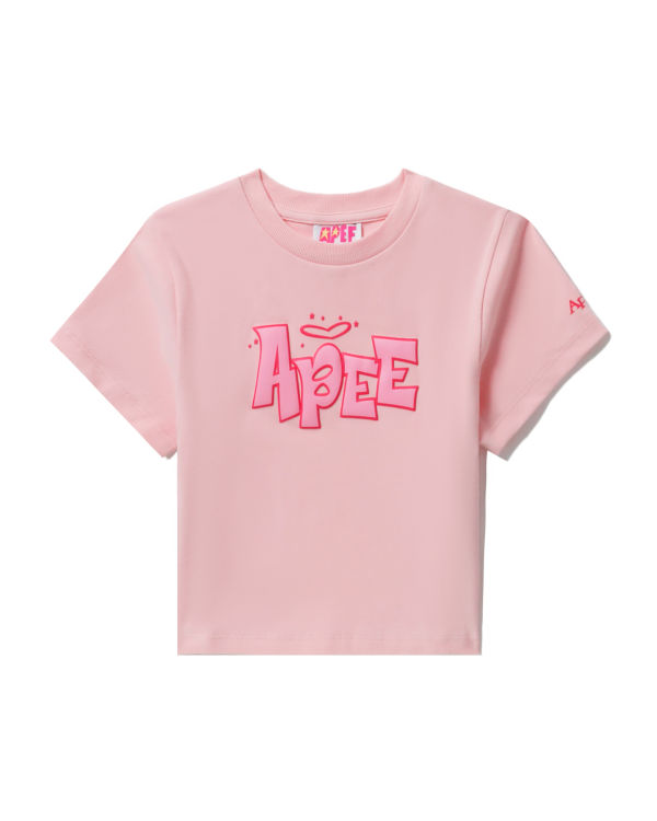 Camiseta Bape Estampadas slim-cut Mujer Rosas | XHEOU-3912