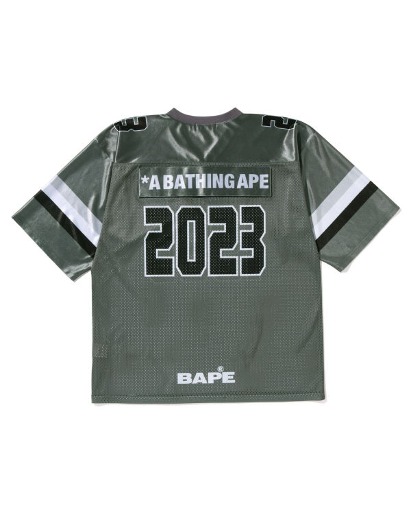 Camiseta Bape Football Jersey Hombre Gris | TKWSF-2698