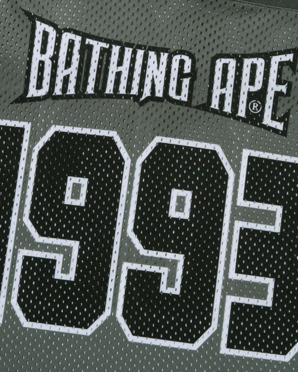 Camiseta Bape Football Jersey Hombre Gris | TKWSF-2698