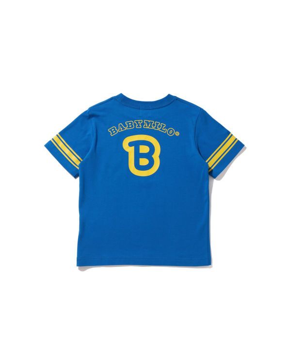 Camiseta Bape Football Milo Niños Azules | ACTLD-8429