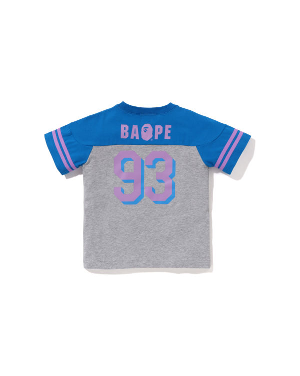 Camiseta Bape Football Niños Azules | INPEV-5304