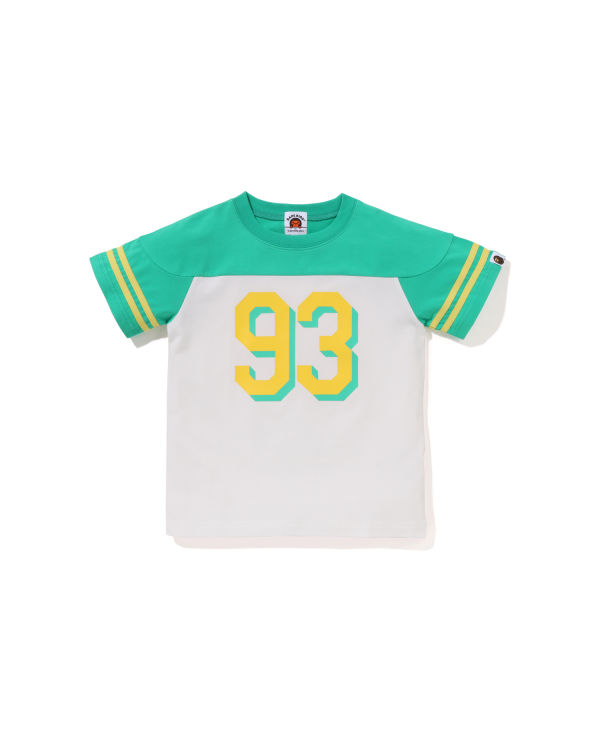 Camiseta Bape Football Niños Verde Claro | JAXLR-7502