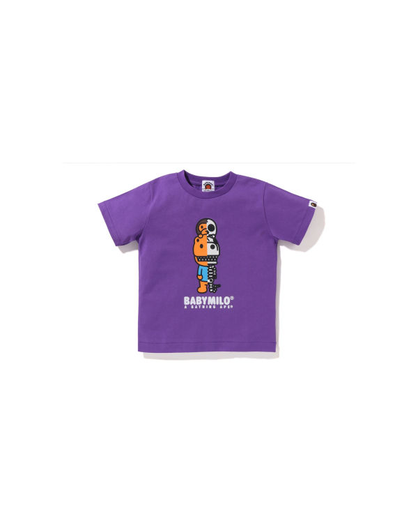 Camiseta Bape Glow In The Dark Rex Bone Niños Moradas | AHZWG-8716