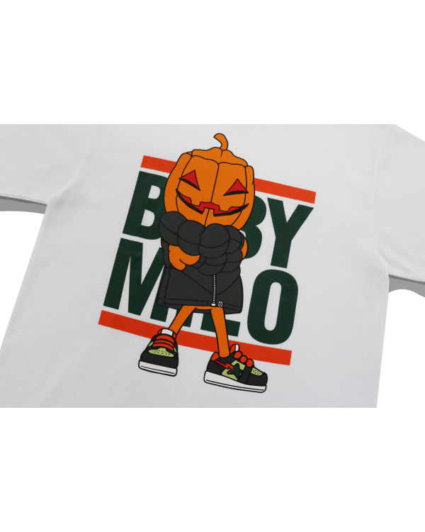 Camiseta Bape Halloween Milo Hombre Blancas | KJGHI-9605