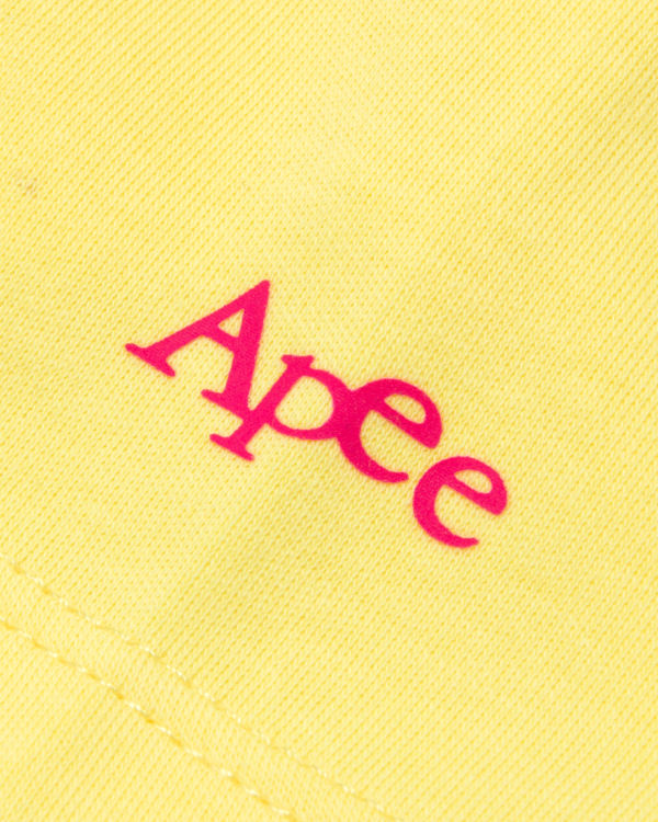 Camiseta Bape Logo berry Mujer Limón Amarillo | BWHUR-5893