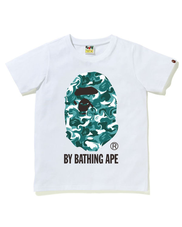 Camiseta Bape Marble Camo Mujer Blancas | IUQOL-2351