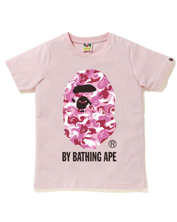 Camiseta Bape Marble Camo Mujer Rosas | IHKBM-2671