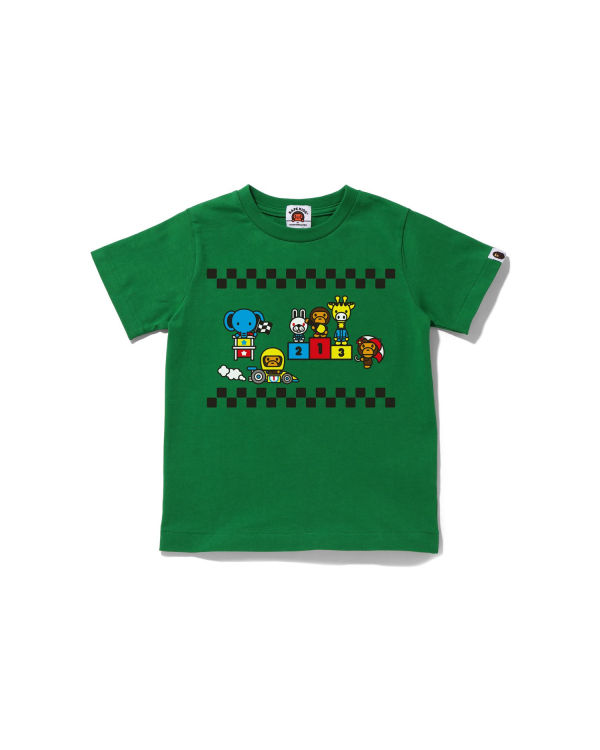 Camiseta Bape Milo Carreras #3 Niños Turquesa | ITUZJ-6504