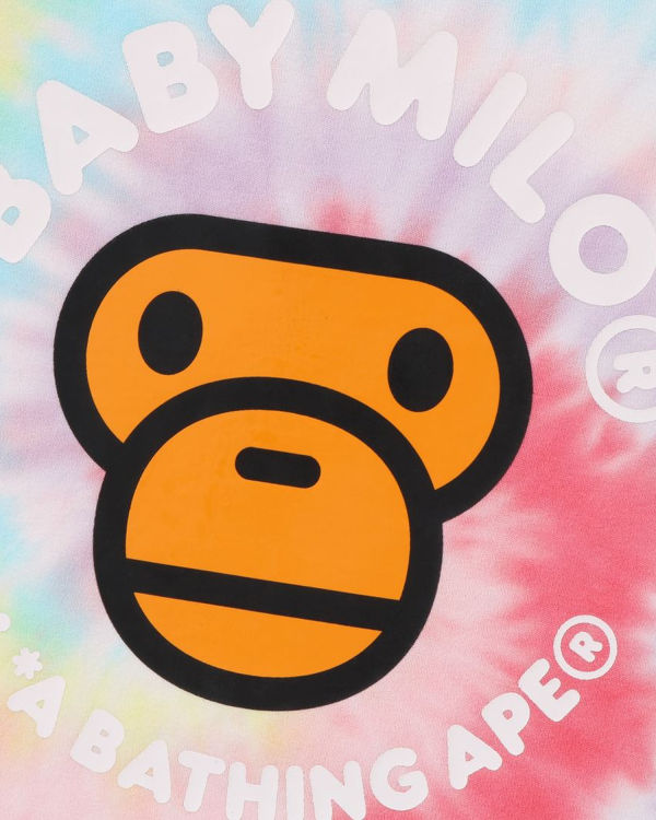 Camiseta Bape Milo Dyed Niños Amarillo | FJTAQ-6908