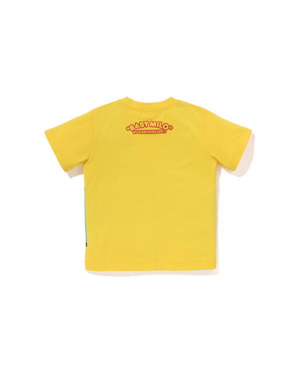 Camiseta Bape Milo Fishing Print Niños Amarillo | JRGHE-1987