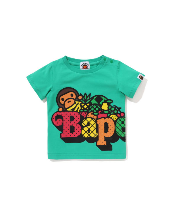 Camiseta Bape Milo Fruit Niños Verde Claro | VDXOS-3049