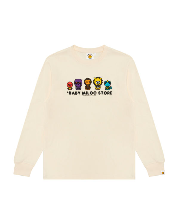 Camiseta Bape Milo Hombre Blancas | GHKSQ-5367