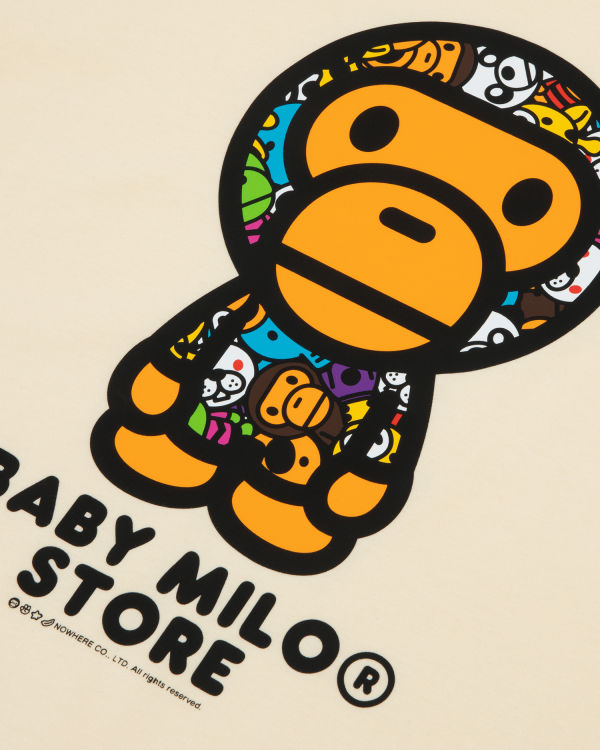 Camiseta Bape Milo Hombre Blancas | HTYDF-5213