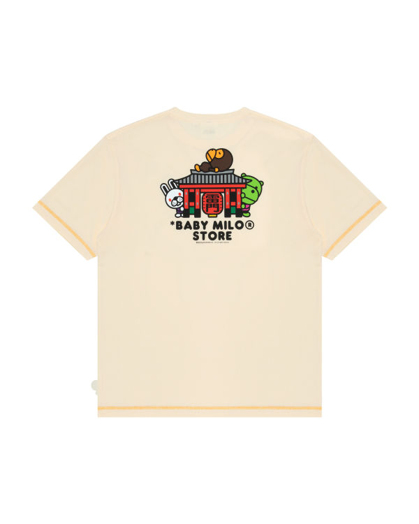 Camiseta Bape Milo Hombre Blancas | YUGMD-7123