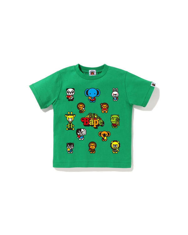 Camiseta Bape Milo Mixed Fruit #1 Niños Turquesa | PUAWT-8026