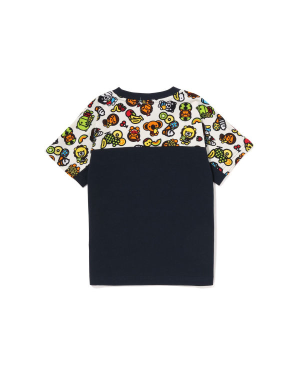 Camiseta Bape Milo Mixed Fruit Niños Azul Marino Azules | QPBHX-0237