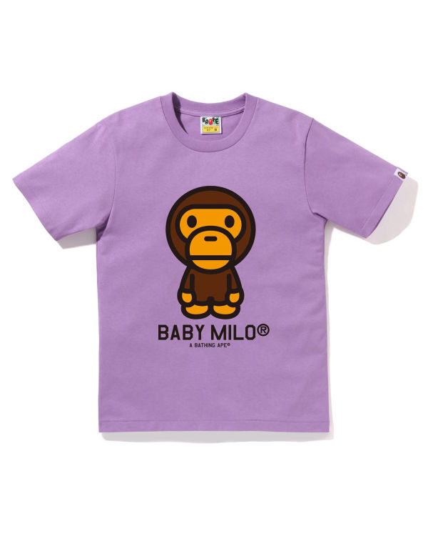 Camiseta Bape Milo Mujer Moradas | JYZCO-8642