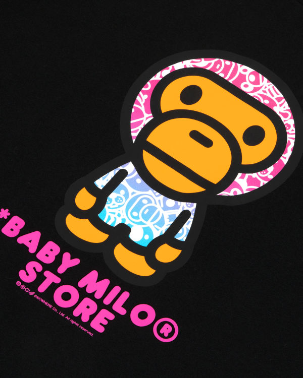 Camiseta Bape Milo Mujer Negras | QVXJA-1640