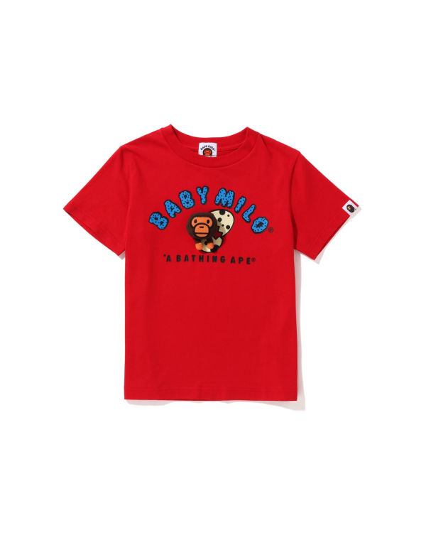 Camiseta Bape Milo Plush Doll In An Egg Niños Rojas Claro | WBDUG-0315