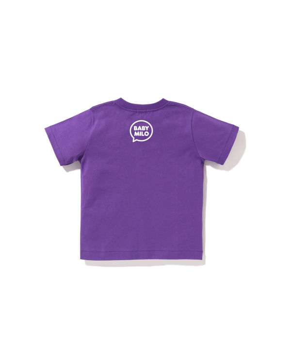 Camiseta Bape Milo Speech Balloon #1 Niños Moradas | WUGXZ-6945