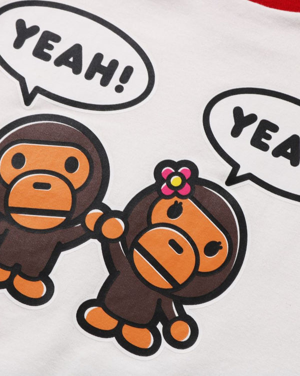 Camiseta Bape Milo Speech Balloon Milo Lisa Niños Blancas | VFHXB-2697