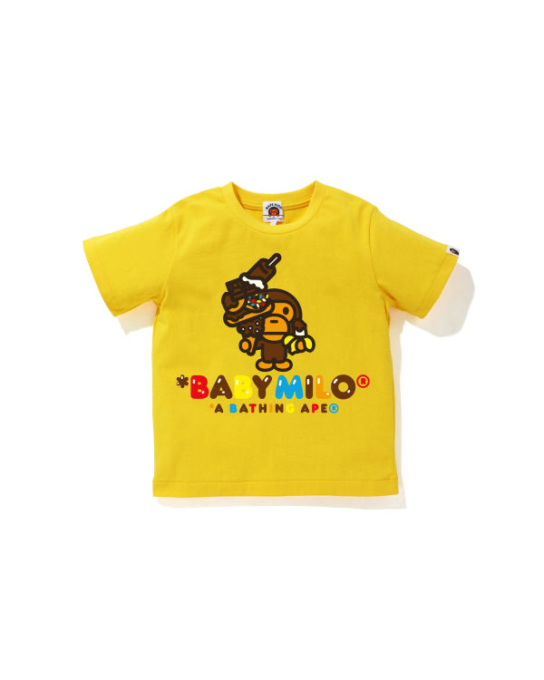 Camiseta Bape Milo Sweets Niños Amarillo | PRUEK-9607