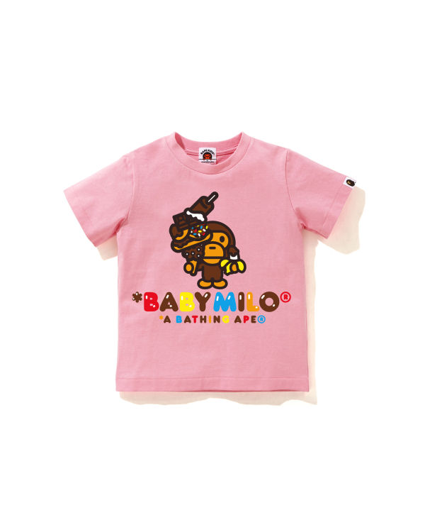 Camiseta Bape Milo Sweets Niños Rosas | LDQCM-1784