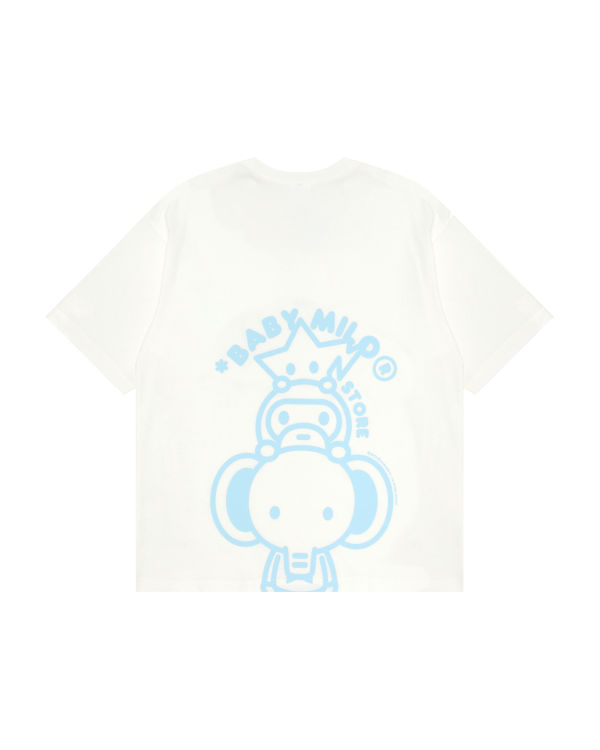 Camiseta Bape Milo boxy fit Mujer Blancas | LTMEU-7012