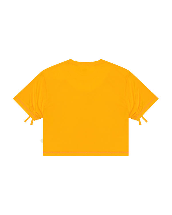 Camiseta Bape Milo cropped fit Mujer Amarillo | UDHRI-6385