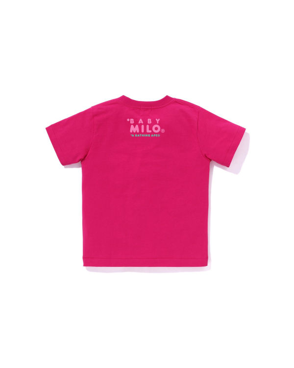 Camiseta Bape Milo ice cream Niños Rosas | SKPWI-1740