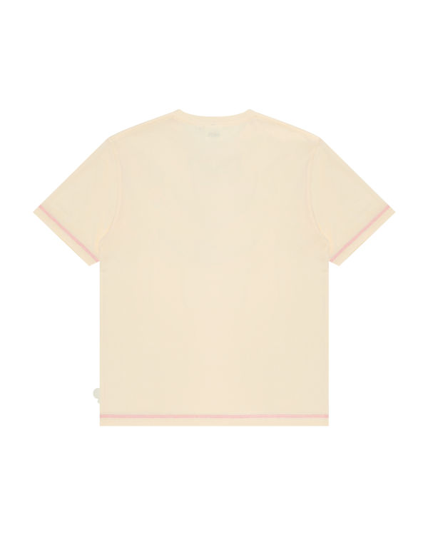 Camiseta Bape Milo print Hombre Creme | NXCDH-4581