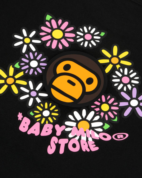 Camiseta Bape Milo short sleeve Mujer Negras | CGRMK-4517