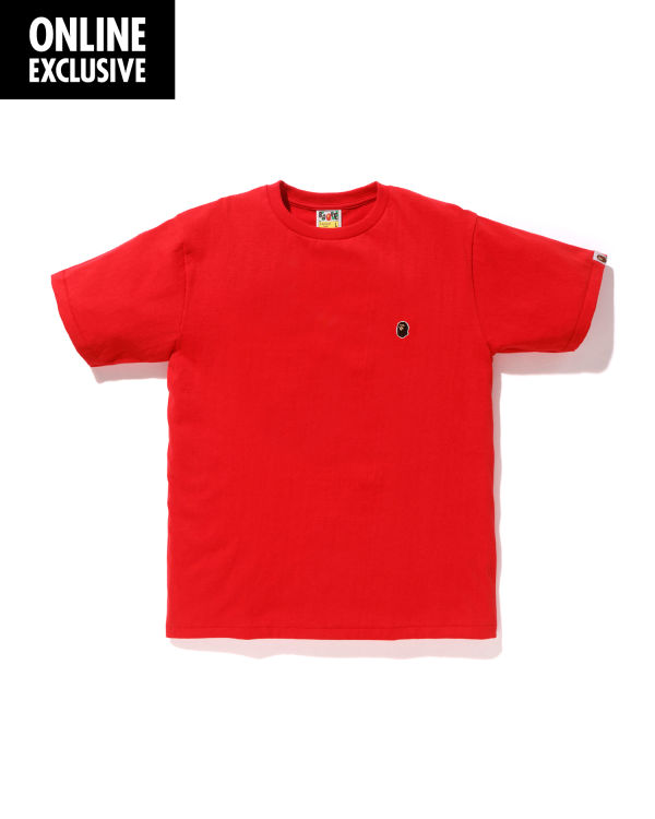 Camiseta Bape One Point Hombre Coral Rojas | VSRIW-3698