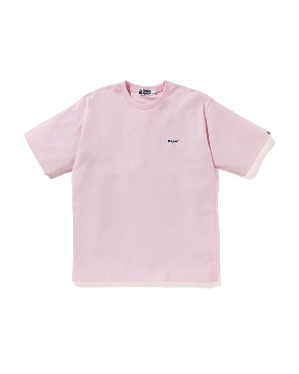 Camiseta Bape One Point Relaxed Fit Hombre Rosas | RIKBE-1346