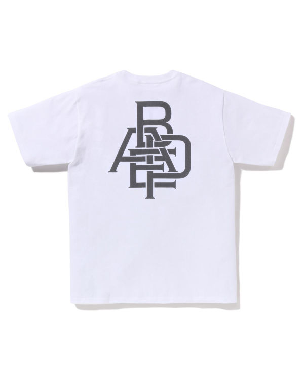 Camiseta Bape Pigment Logo Hombre Blancas | LZJOS-8106