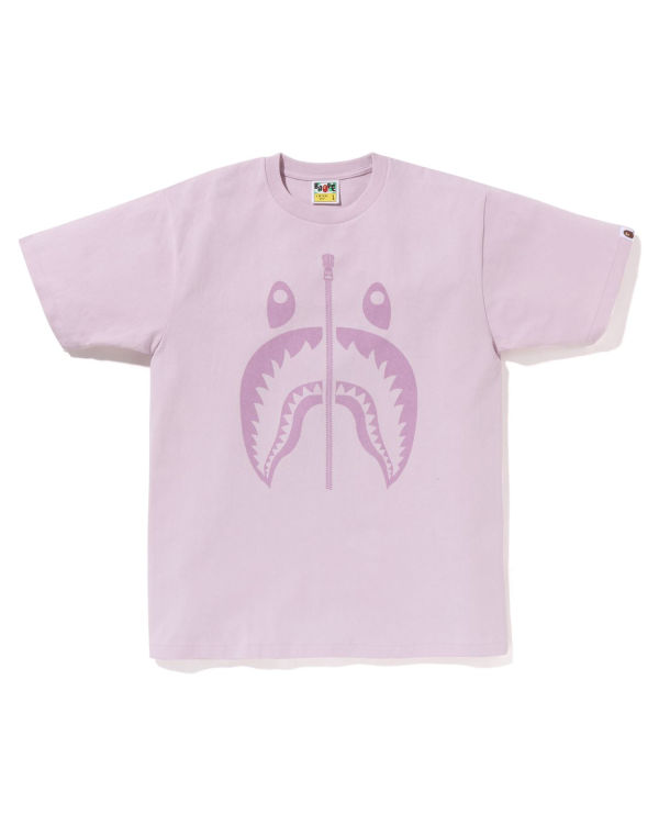 Camiseta Bape Pigment Shark Hombre Moradas | ZIFLK-3714