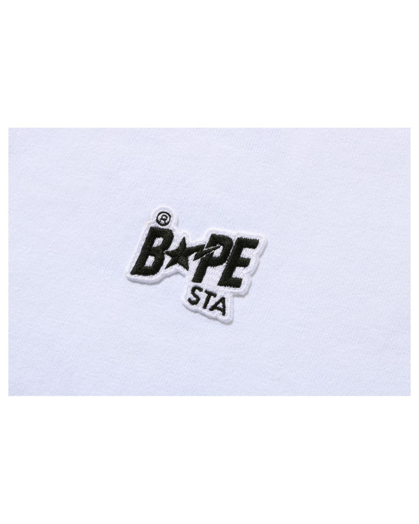 Camiseta Bape STA Logo One Point Mujer Blancas | JALEY-9360