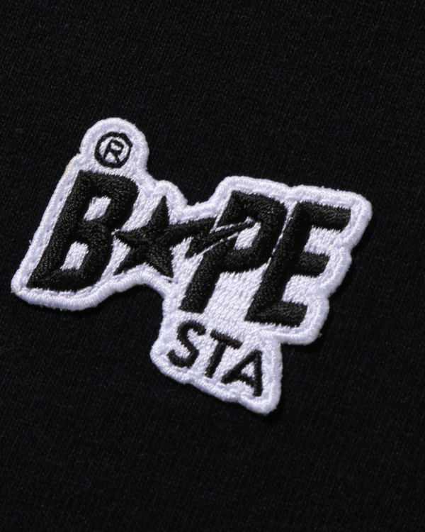 Camiseta Bape STA Logo One Point Mujer Negras | HEBIM-1378