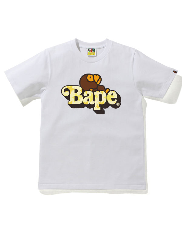 Camiseta Bape STA Pattern Milo On Mujer Blancas | TMUOB-4352