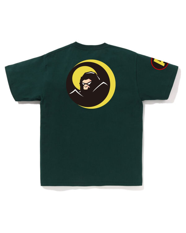 Camiseta Bape Shadow Hombre Verde Oscuro | TKJWY-2186