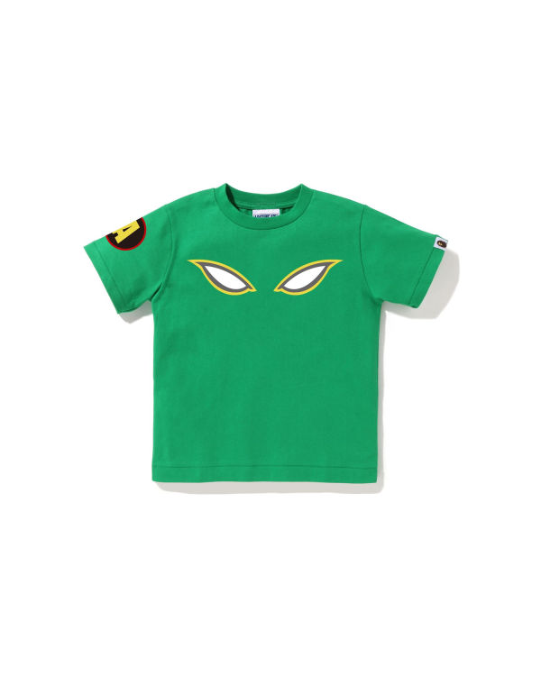 Camiseta Bape Shadow Niños Verde | BXRQK-3251