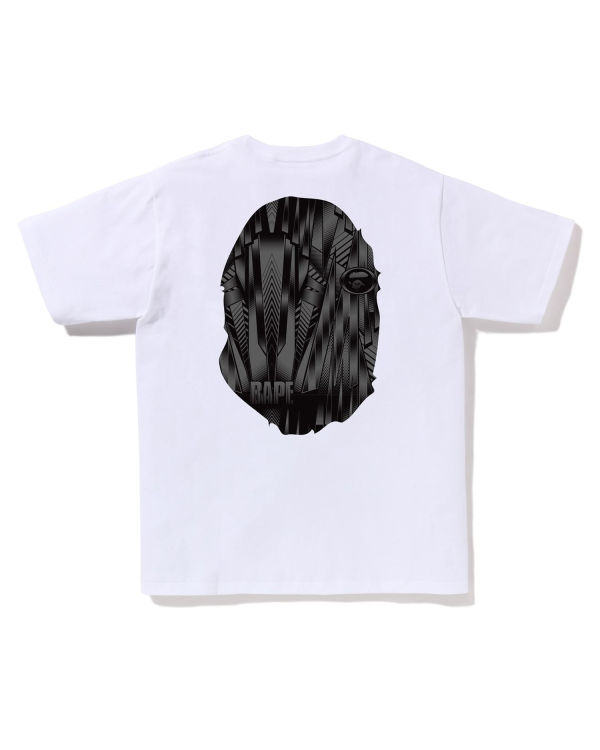 Camiseta Bape Speed Racer Big Ape Head Hombre Blancas | SVJGF-1789