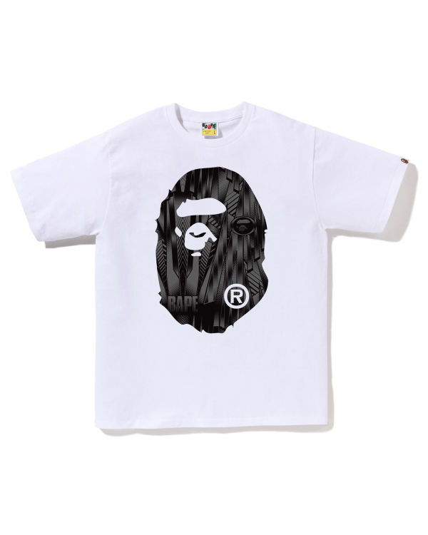 Camiseta Bape Speed Racer Big Ape Head Hombre Blancas | SVJGF-1789