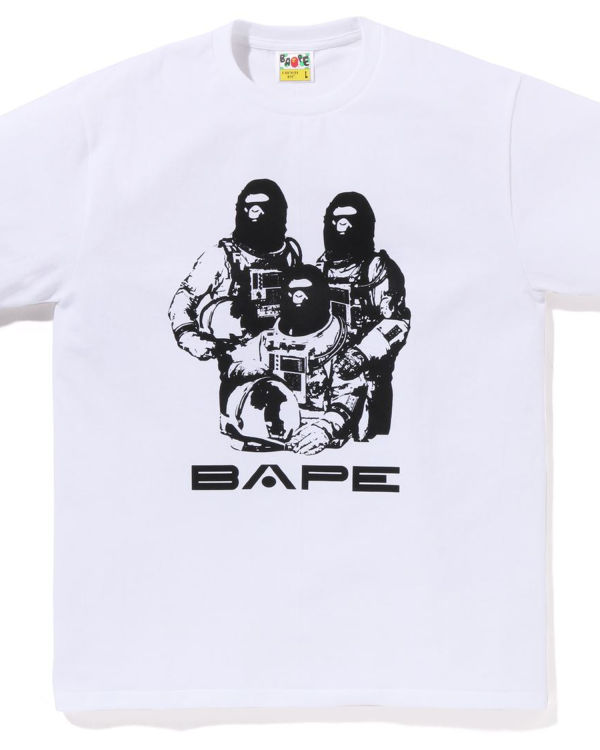 Camiseta Bape Tee Package Box #1 M Hombre Blancas Negras | QOSIZ-2034