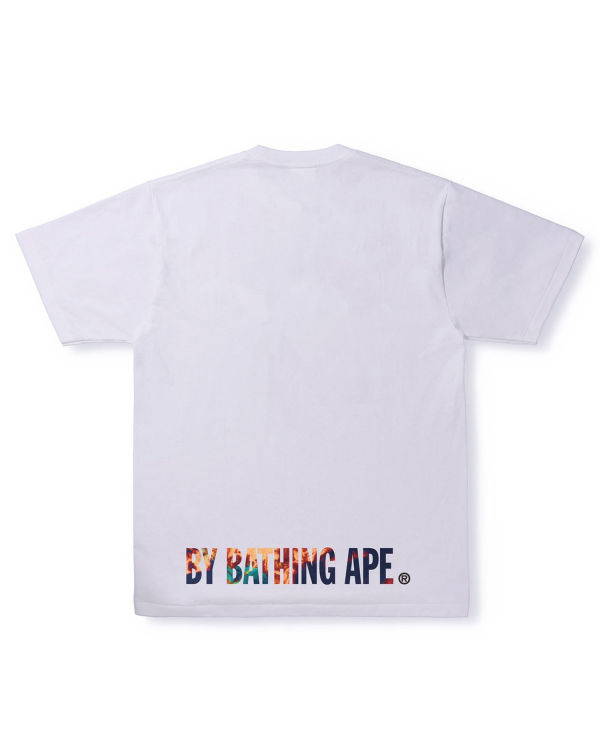 Camiseta Bape Tie Dye Ape Face Hombre Blancas | XBWVJ-5238