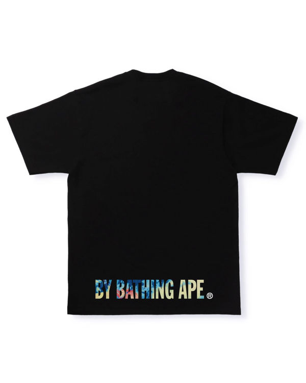 Camiseta Bape Tie Dye Ape Face Hombre Negras | PVMJT-4856